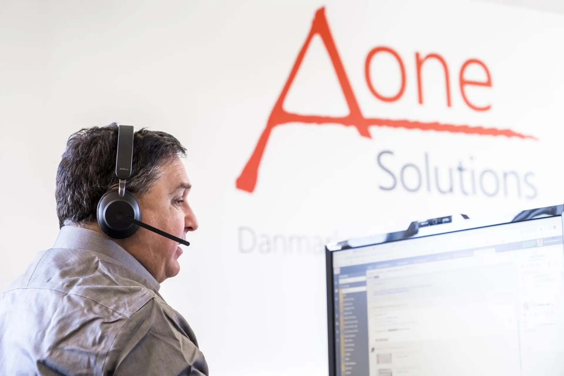 Et kundemøde hos A-one Solutions